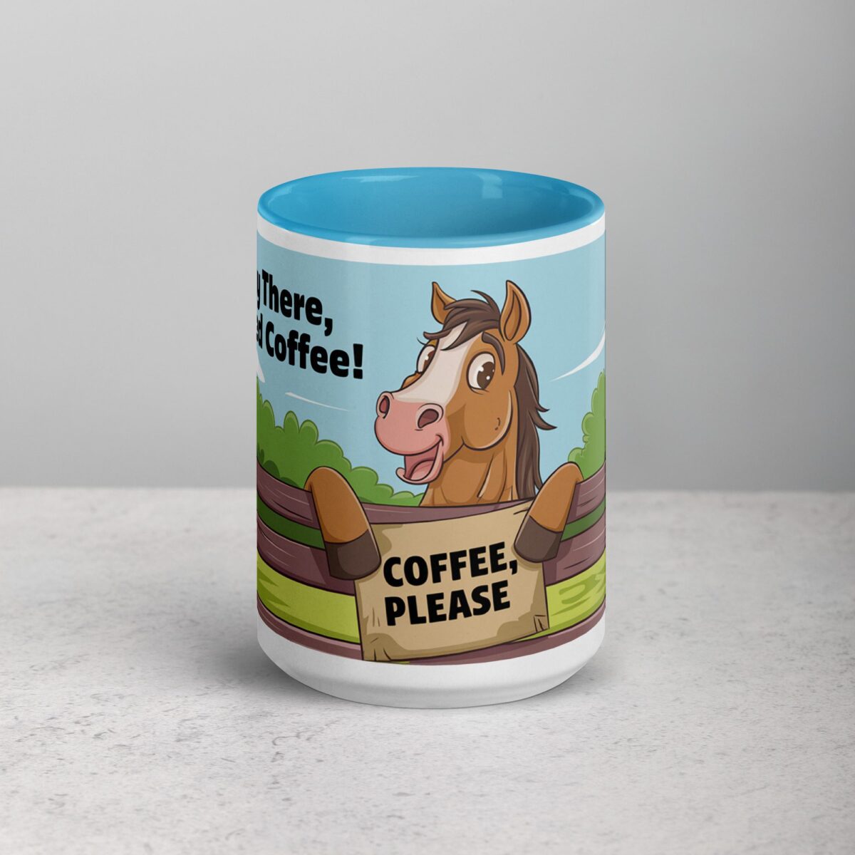 Hay There I Need a Coffee Horse Mug - Image 16