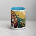 King of the Jungle But Coffee First Lion Mug - Image 16