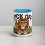 Middle Finger Lion Coffee Mug & Tea Cup - Image 16