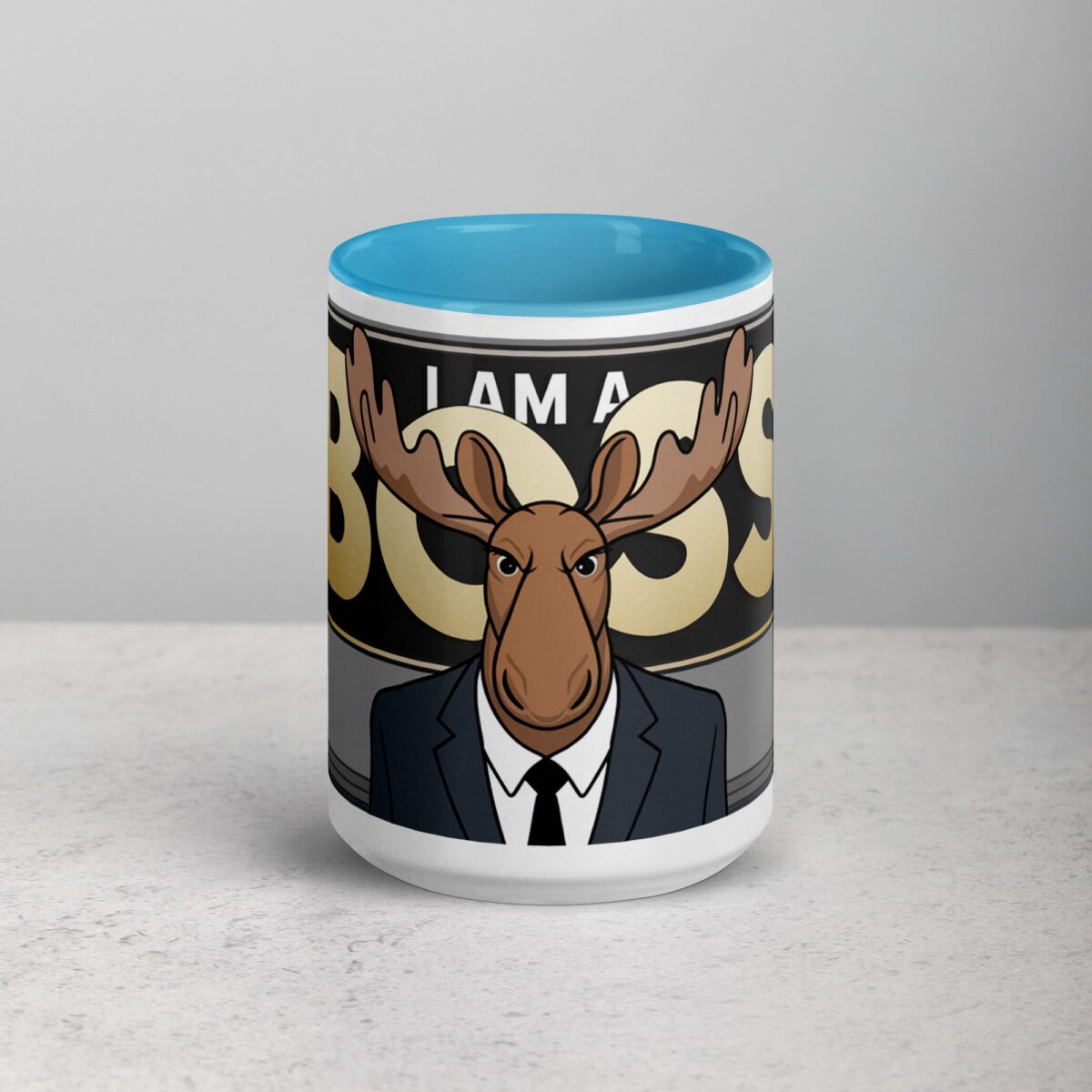 I am a Boss Moose Coffee Mug & Tea Cup - Image 16