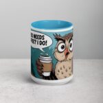 Hoo Needs Coffee? I Do! Owl Mug - Image 16