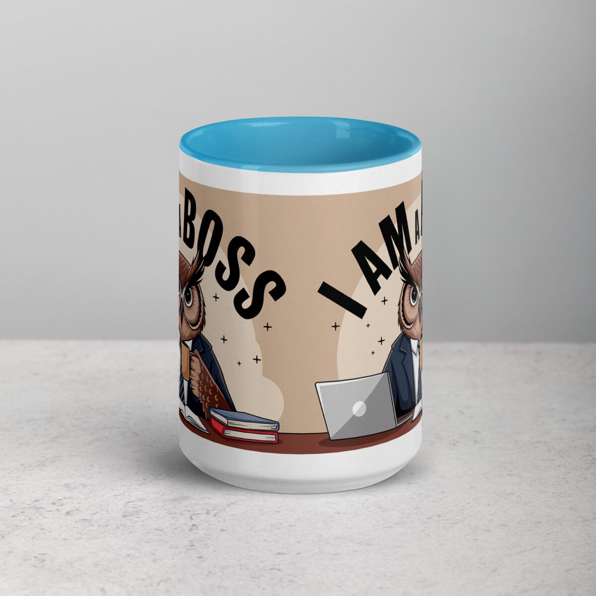 I am a Boss Owl Coffee Mug & Tea Cup - Image 16