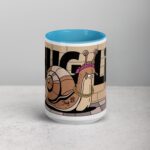 Thug Life Gangster Snail Coffee Mug & Tea Cup - Image 16