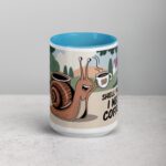 Shell Yeah, I Need Coffee! Snail Mug - Image 16