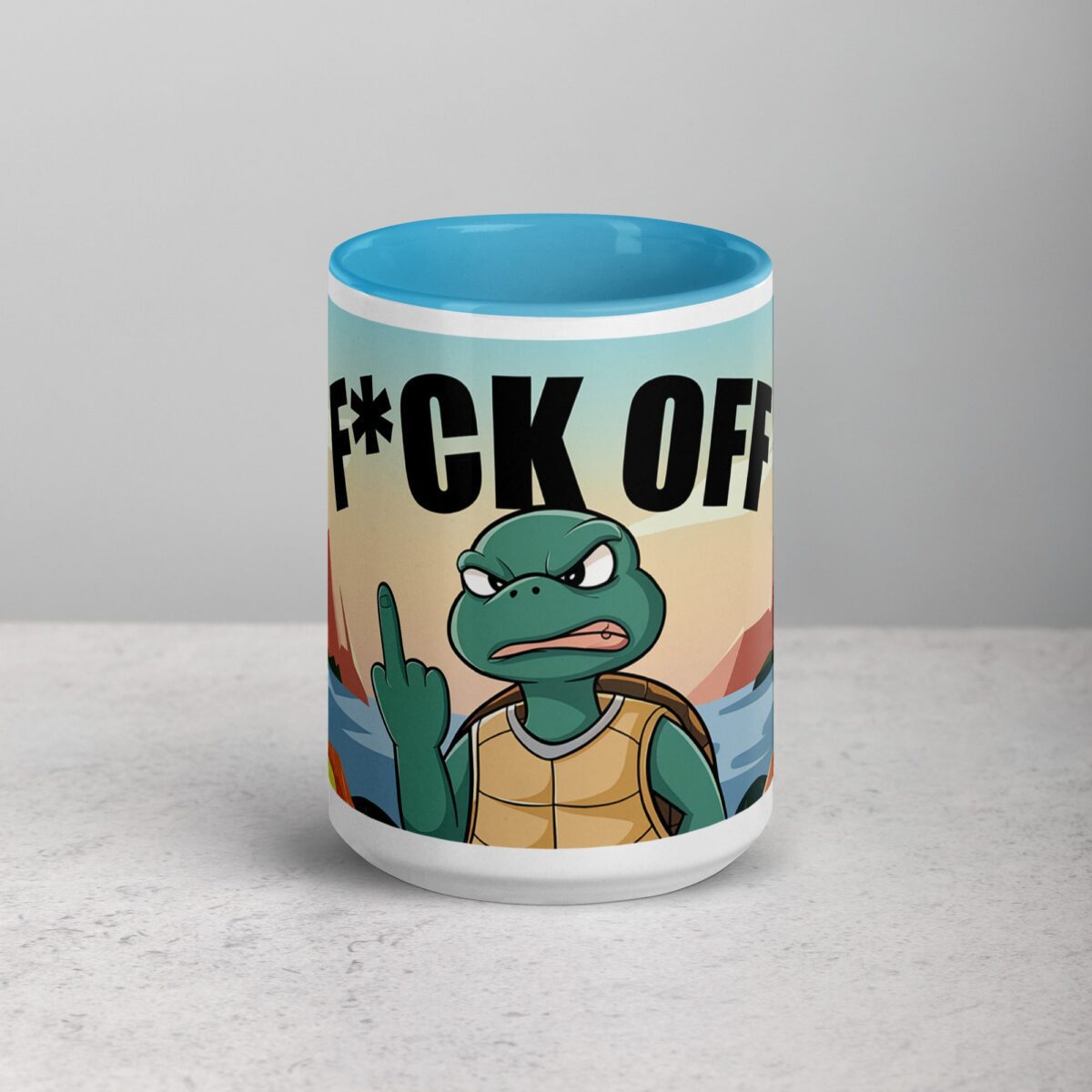 Middle Finger Turtle Coffee Mug & Tea Cup - Image 16