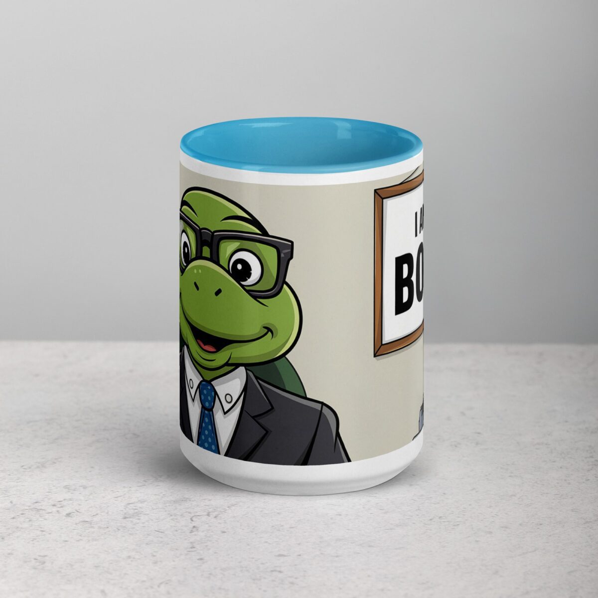 I am a Boss Turtle Coffee Mug & Tea Cup - Image 16
