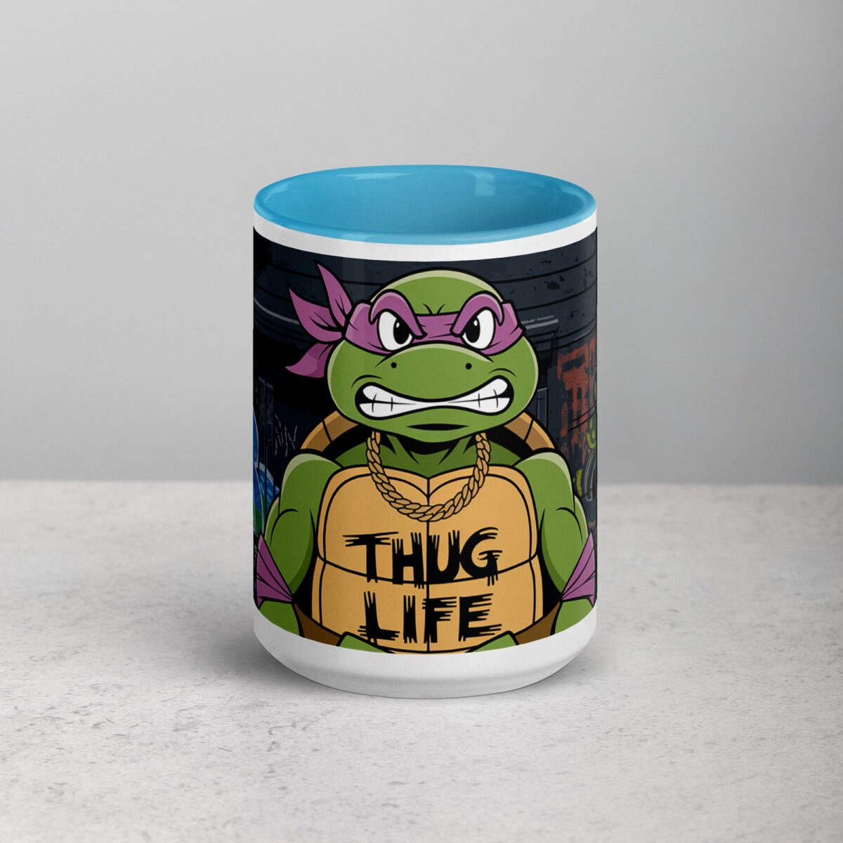 Thug Life Gangster Turtle Coffee Mug & Tea Cup - Image 16