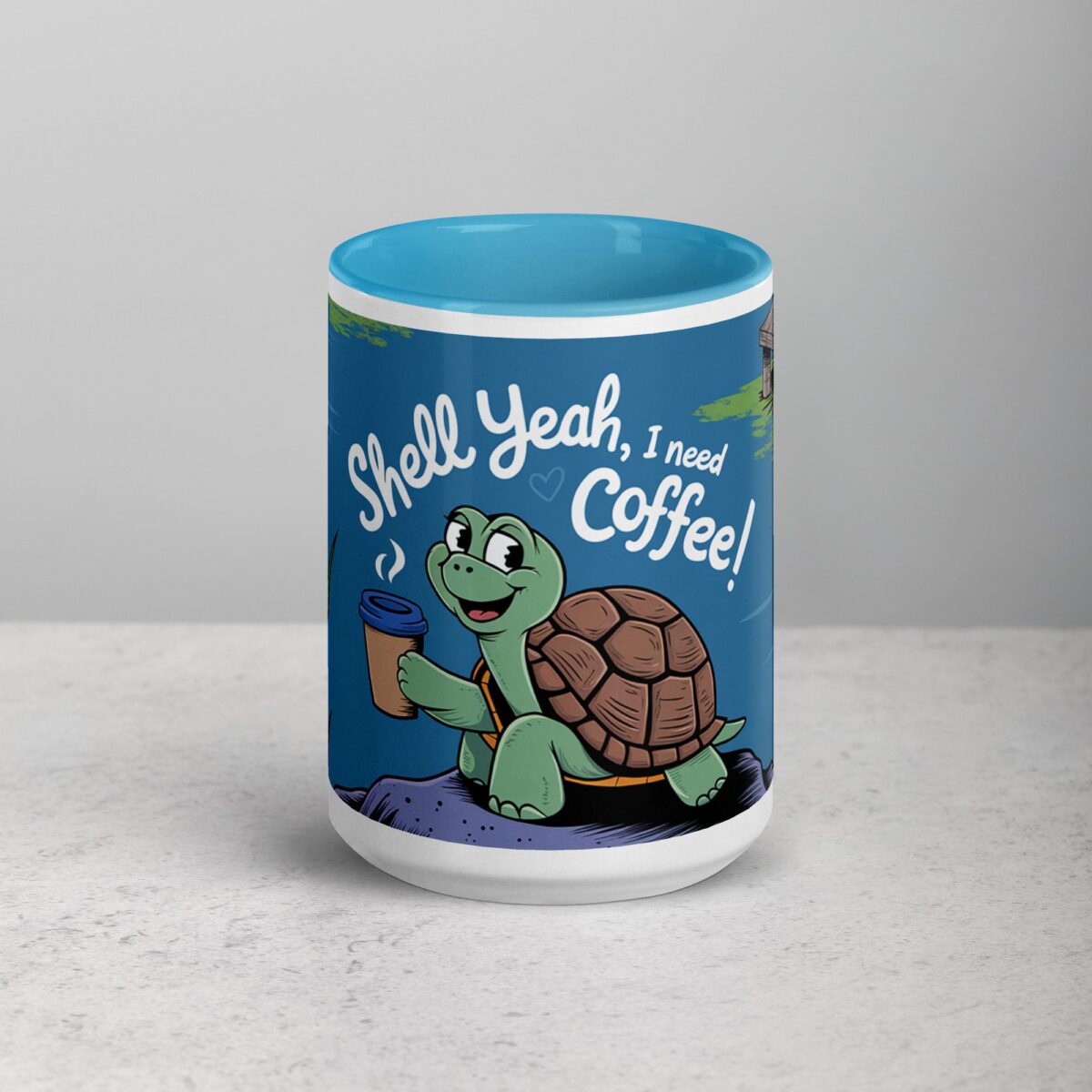 Shell Yeah, I Need Coffee! Turtle Mug - Image 16