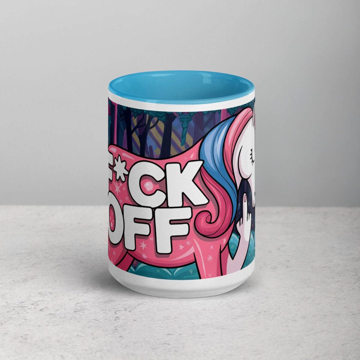 Middle Finger Unicorn Coffee Mug & Tea Cup - Image 16