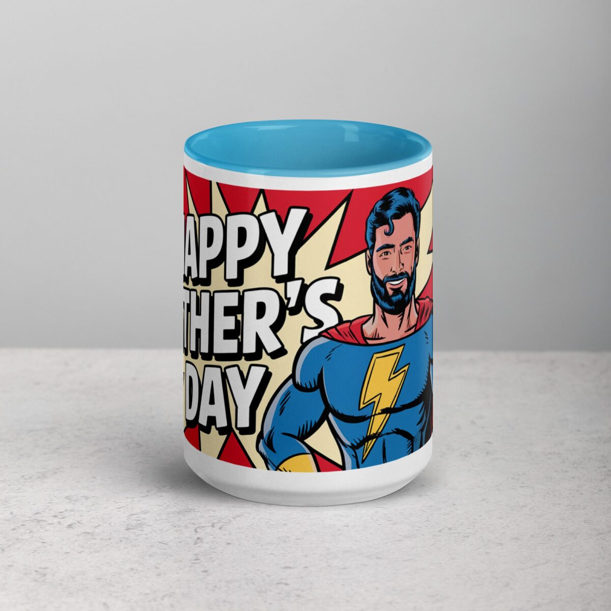 Happy Fathers Day Superhero Coffee Mug - Image 16