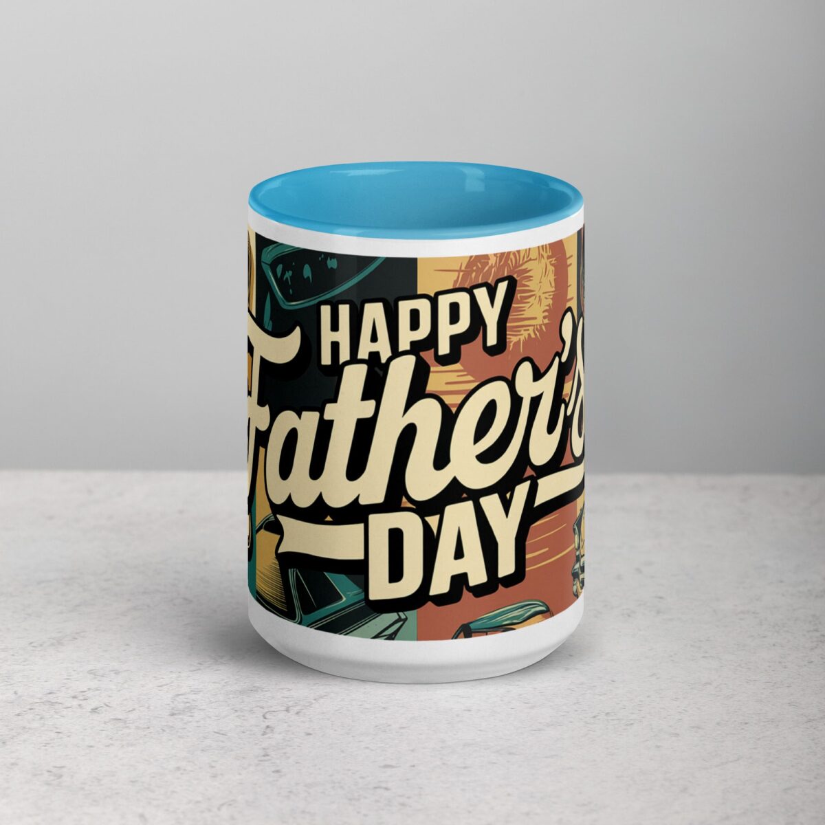Happy Fathers Day Retro Coffee Mug - Image 16