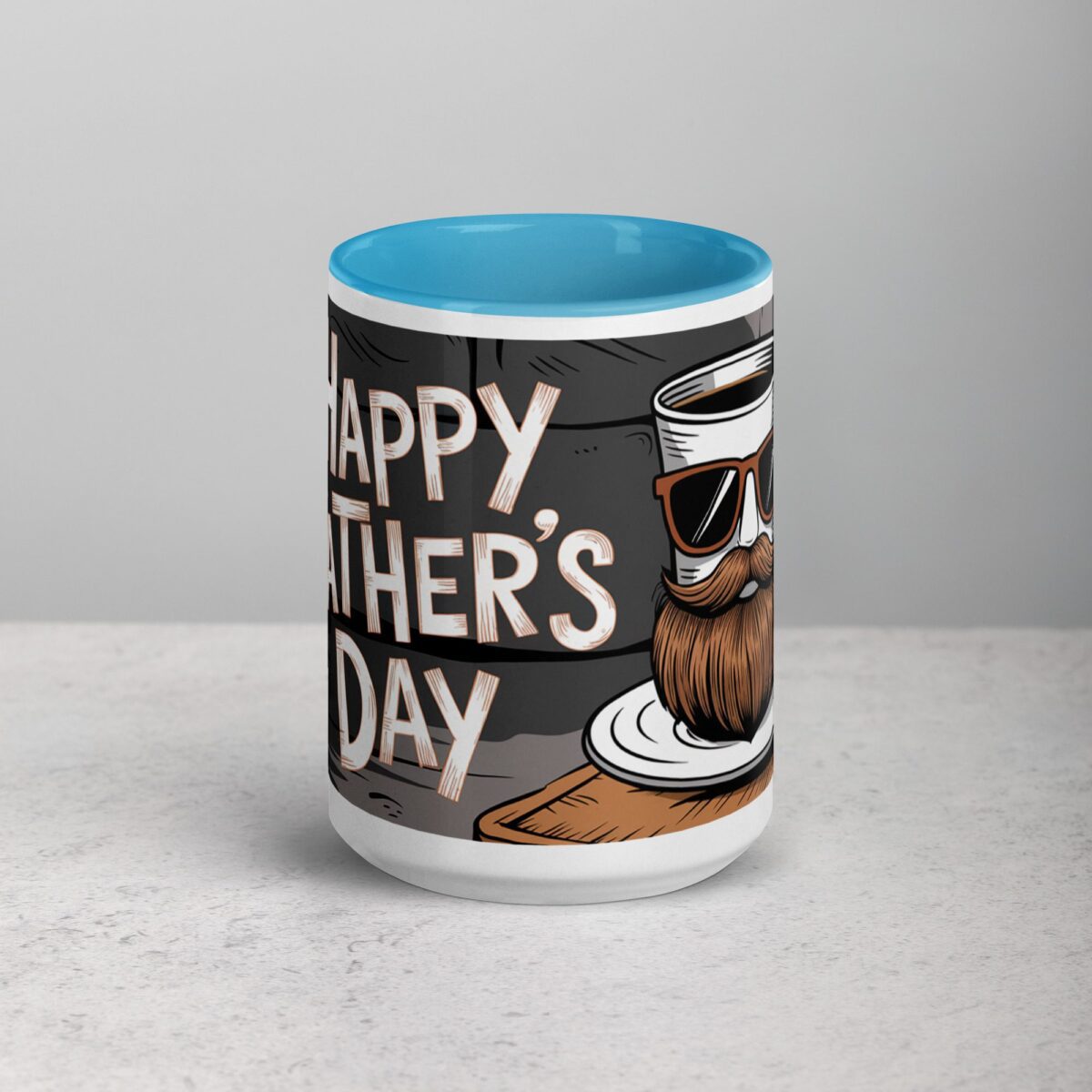 Happy Fathers Day Beard & Brew Coffee Mug - Image 16