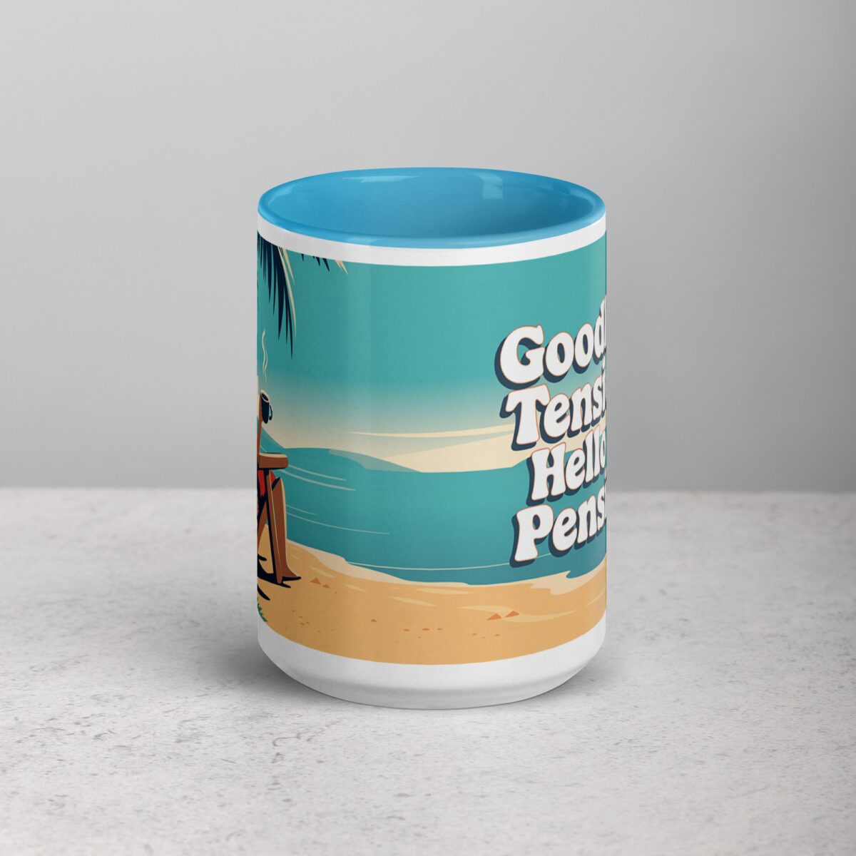 Goodbye Tension, Hello Pension Retirement Coffee Mug - Image 16