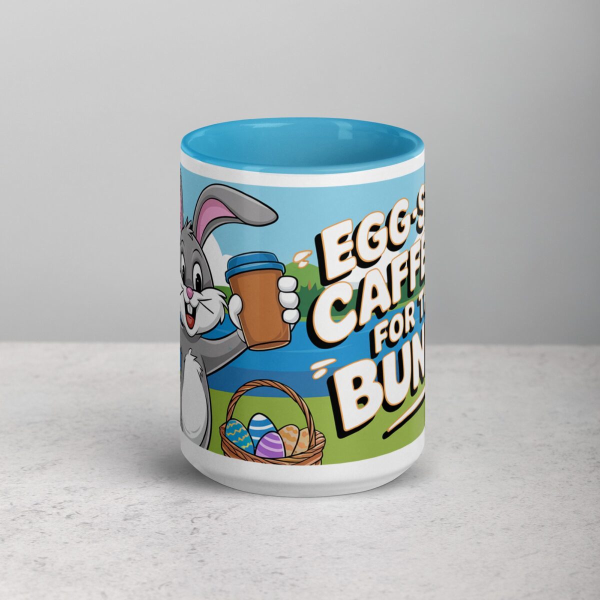 Egg-stra Caffeine for This Bunny Easter Coffee Mug - Image 16