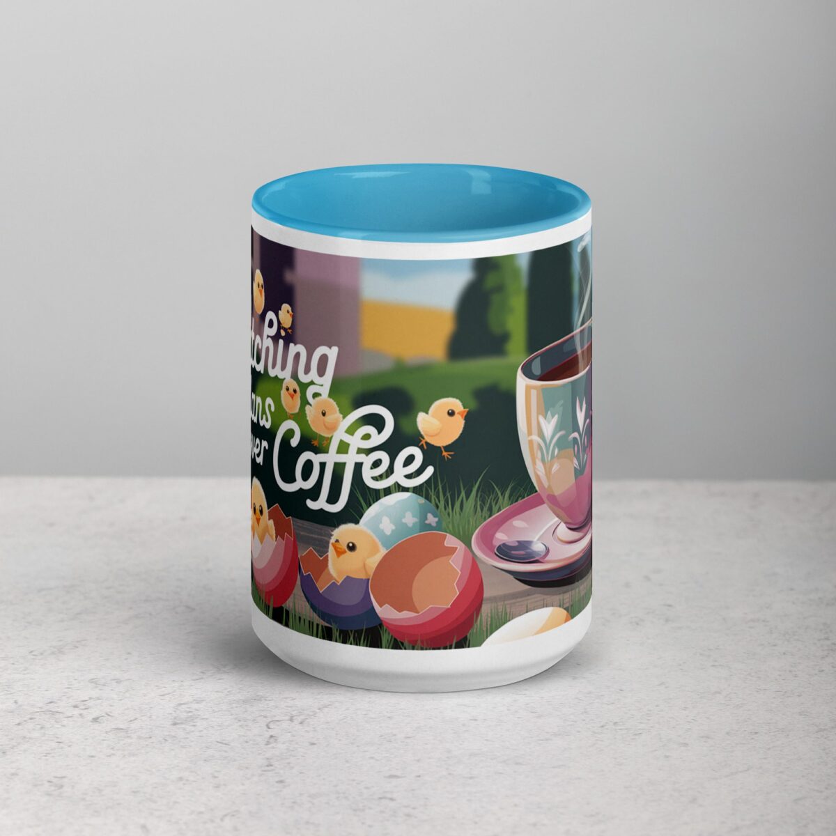 Hatching Plans Over Coffee Easter Mug - Image 16