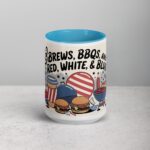 Brews, BBQs, & Red, White, & Blue Coffee Mug - Image 16