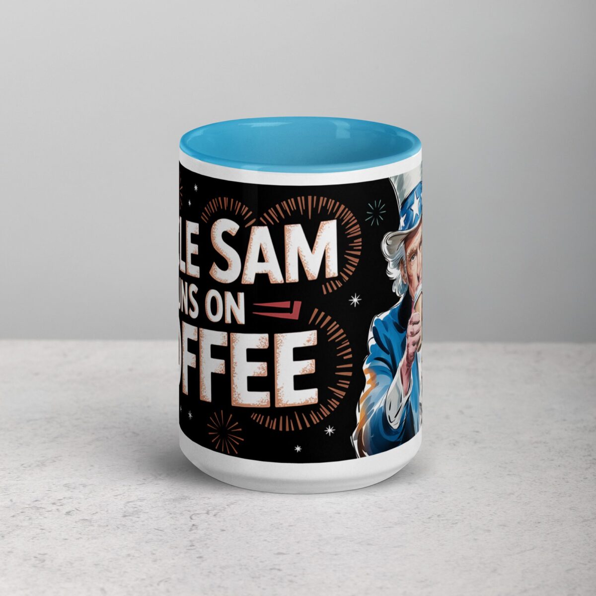 Uncle Sam Runs on Coffee Mug - Image 16