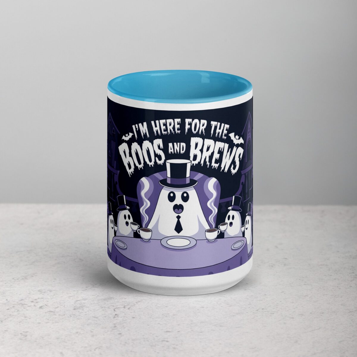 I’m Here for the Boos & Brews Ghost Coffee Mug - Image 16