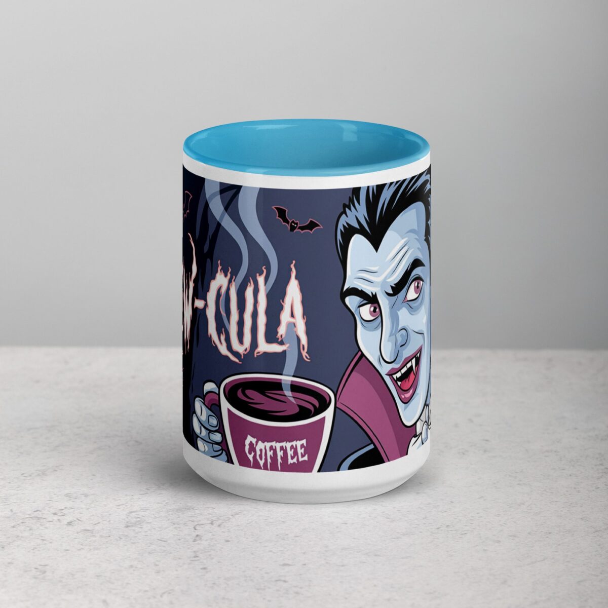 Brew-cula Halloween Dracula Coffee Mug - Image 16