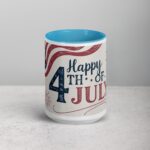 Happy 4th of July Elegant Coffee Mug - Image 16