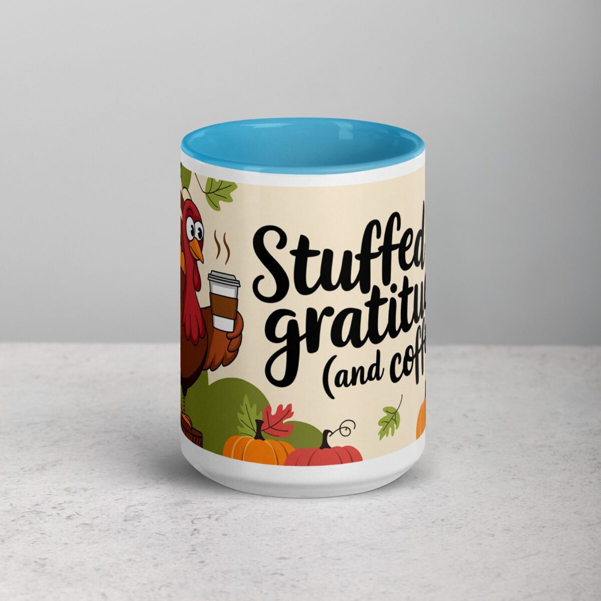 Stuffed with Gratitude (and Coffee) Thanksgiving Mug - Image 16