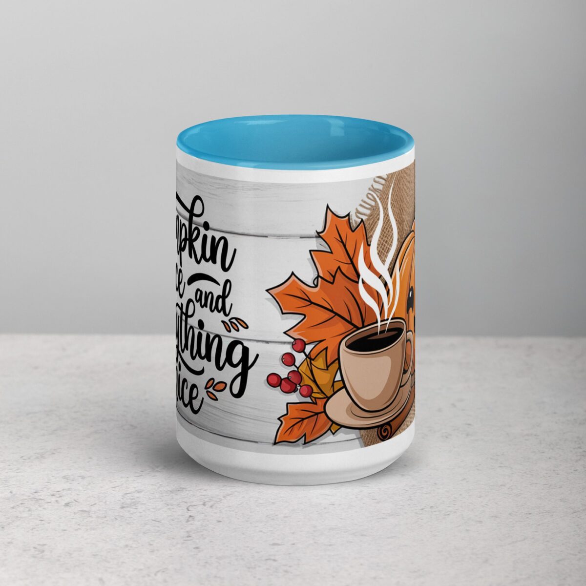 Pumpkin Spice & Everything Nice Thanksgiving Mug - Image 16