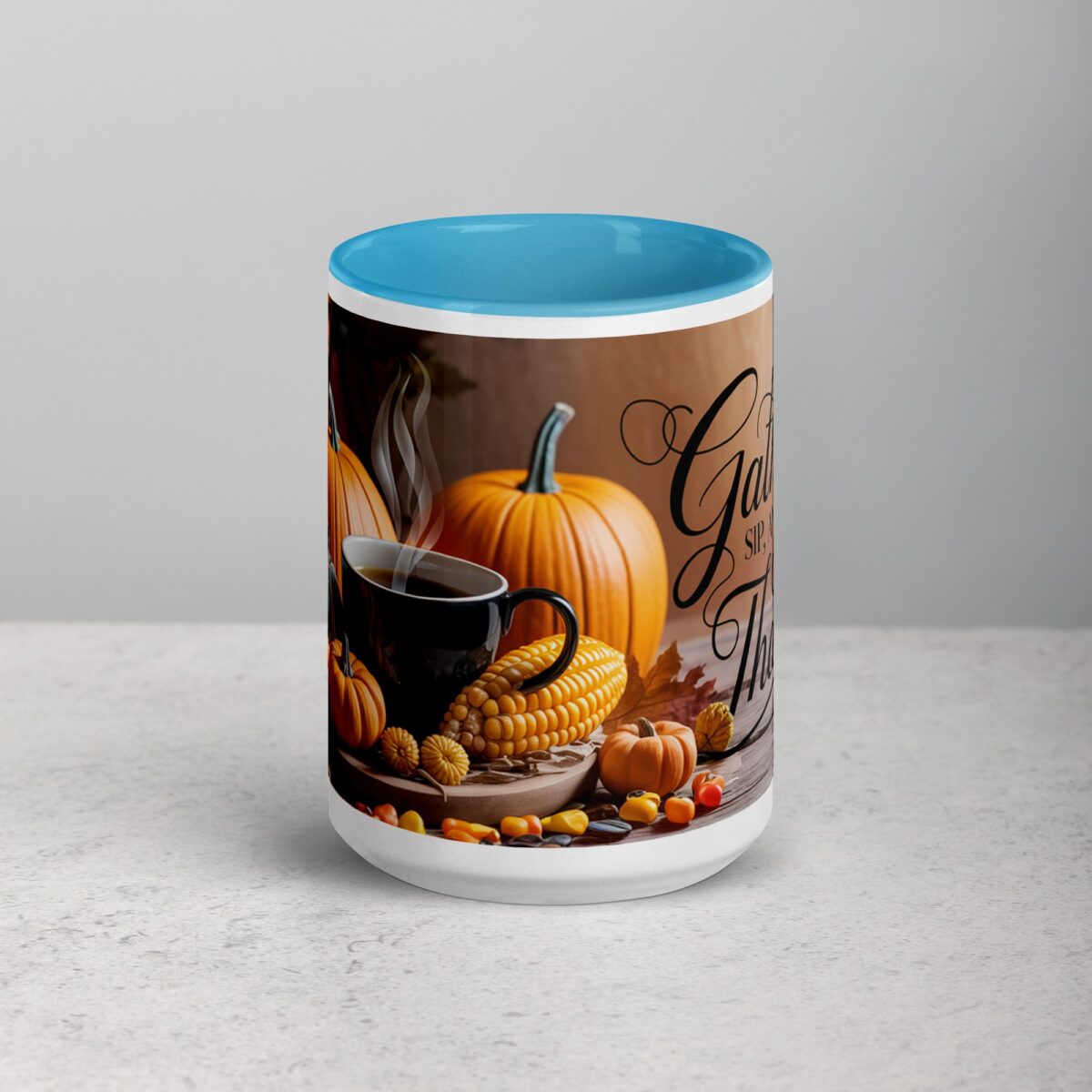 Gather, Sip, and Give Thanks Coffee Mug - Image 16