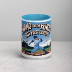 Swing for the Fences, But First Coffee Baseball Mug - Image 16
