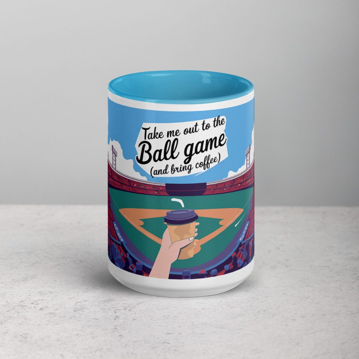 Take Me Out to the Ball Game (and Bring Coffee) Mug - Image 16