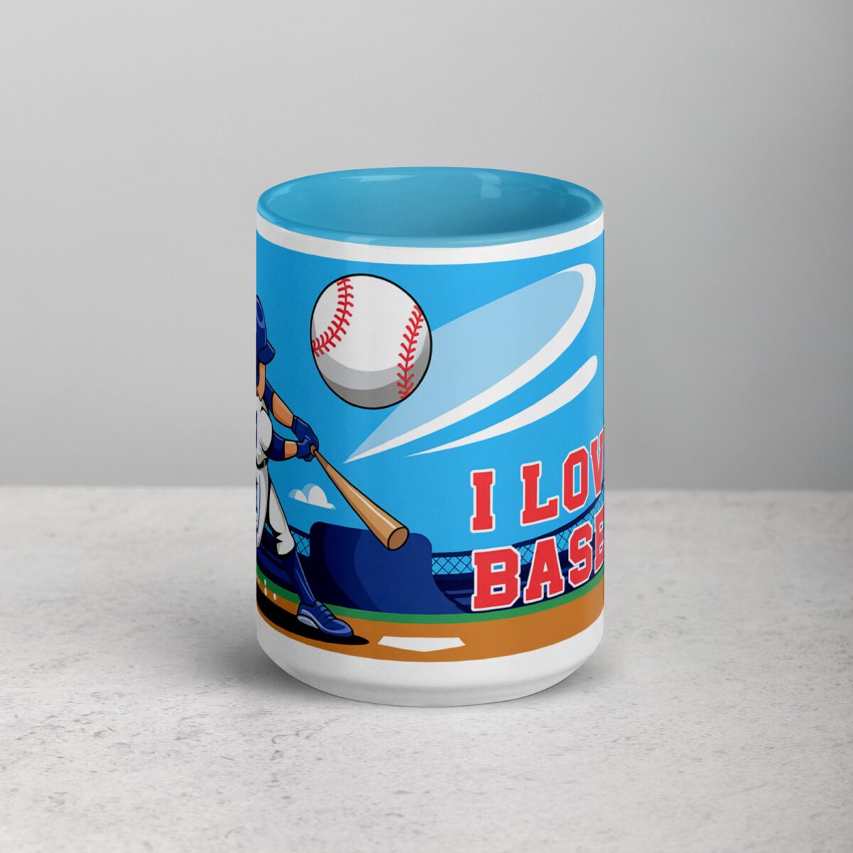 I Love Baseball Fun Coffee Mug & Tea Cup - Image 16