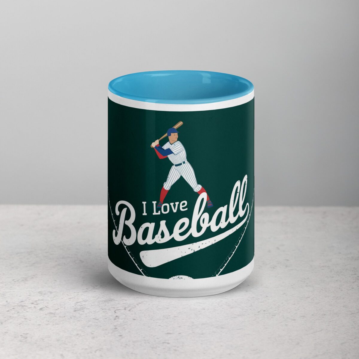 I Love Baseball Elegant Coffee Mug & Tea Cup - Image 16