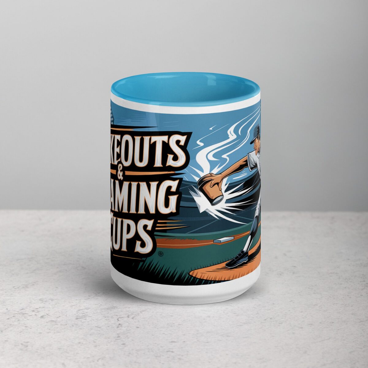 Strikeouts & Steaming Cups Coffee Mug & Tea Cup - Image 16