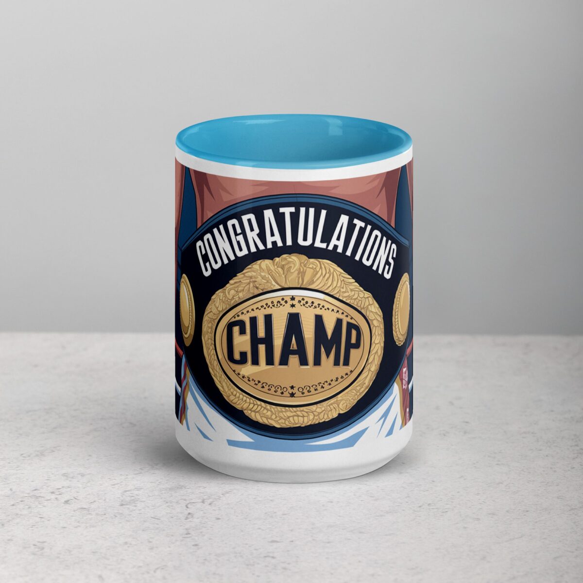 Congratulations Champ Boxing Coffee Mug & Tea Cup - Image 16
