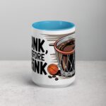 I Dunk, Therefore I Drink Basketball Coffee Mug - Image 16
