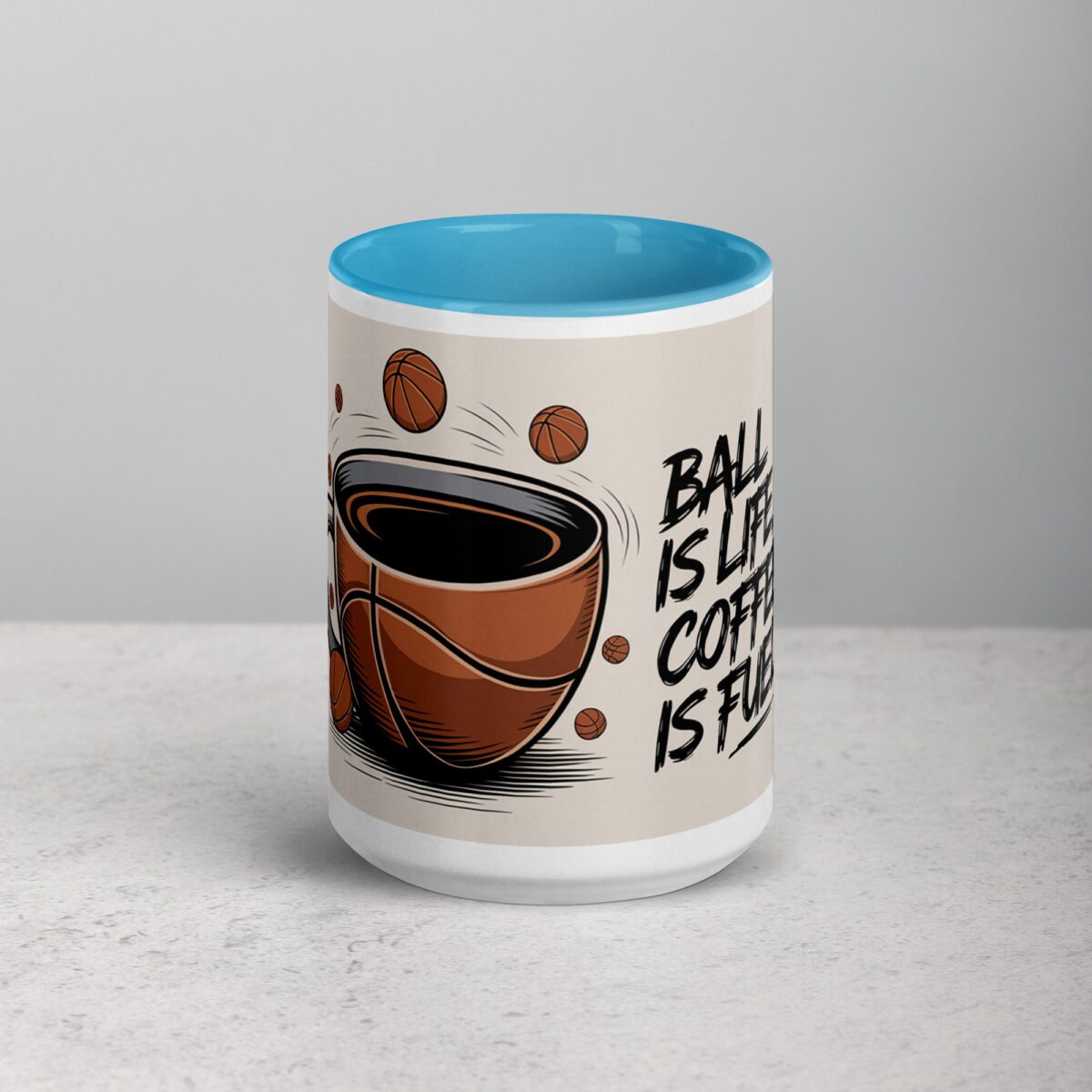 Ball is Life, Coffee is Fuel Basketball Mug - Image 16