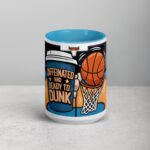 Caffeinated and Ready to Dunk Basketball Mug - Image 16
