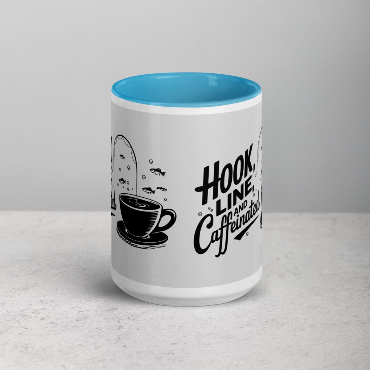 Hook, Line, and Caffeinated Fishing Mug - Image 16