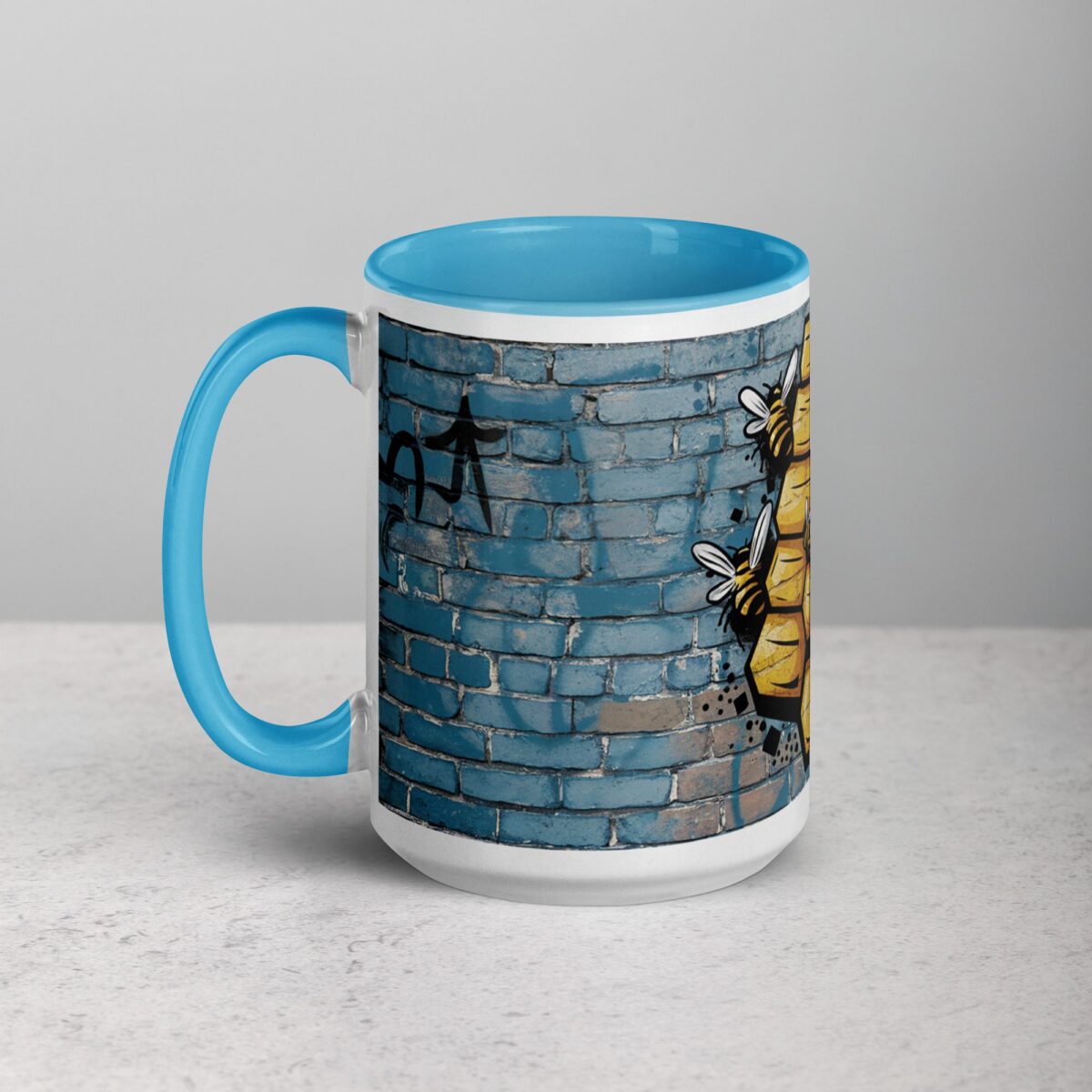 Honeycomb Bee Graffiti Coffee Mug & Tea Cup - Image 17