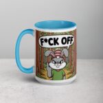 Bunny Rabbit Middle Finger Coffee Mug & Tea Cup - Image 17