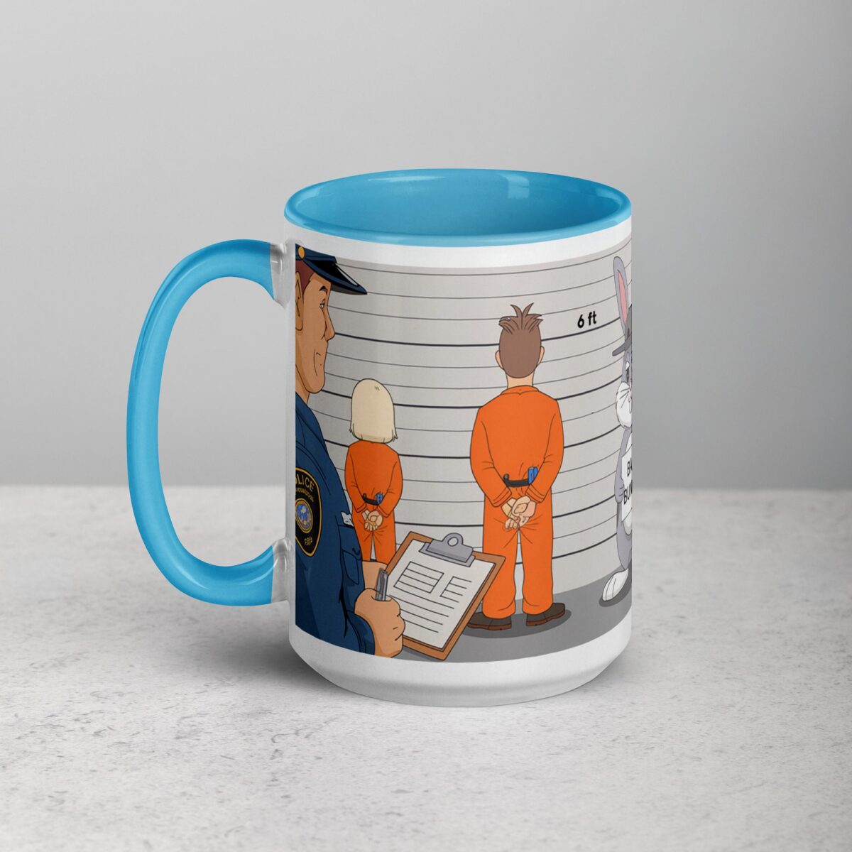 Bad Bunny Police Line  Coffee Mug & Tea Cup - Image 17