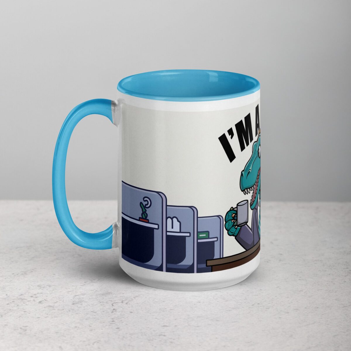 I'm a Boss Dinosaur Coffee Mug & Tea Cup - Image 17