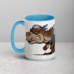 Thug Life Gangster Dinosaur Coffee Mug & Tea Cup - Image 17