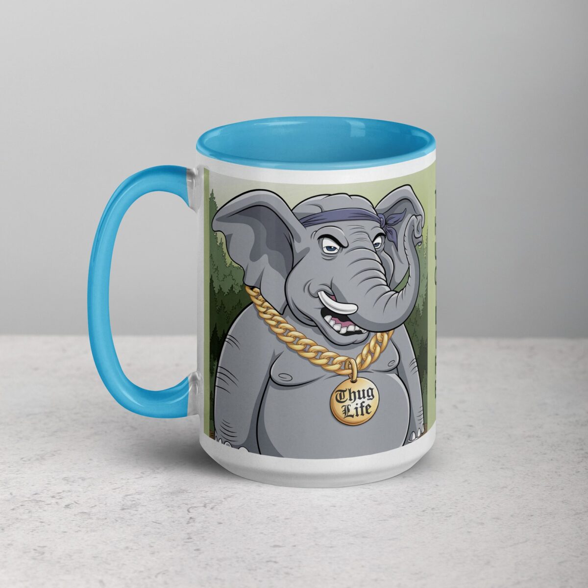 Gangster Elephant Thug Life Coffee Mug & Tea Cup - Image 17