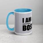 I am a Boss Goat Coffee Mug & Tea Cup - Image 17
