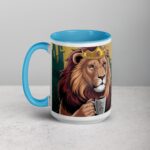King of the Jungle But Coffee First Lion Mug - Image 17