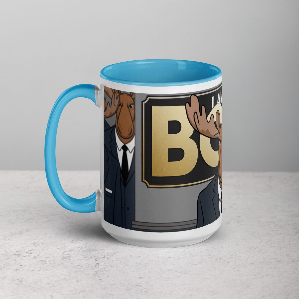 I am a Boss Moose Coffee Mug & Tea Cup - Image 17