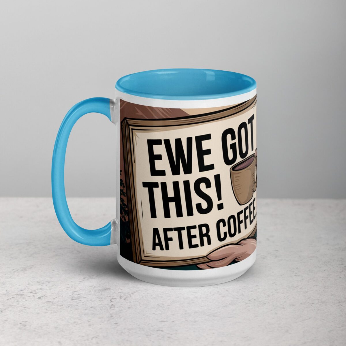 Ewe Got This! After Coffee Sheep Mug - Image 17