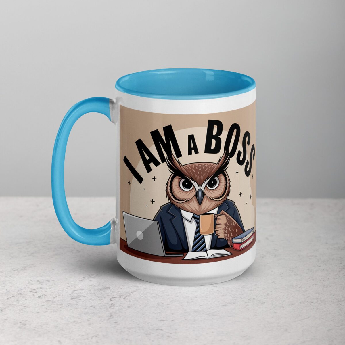 I am a Boss Owl Coffee Mug & Tea Cup - Image 17