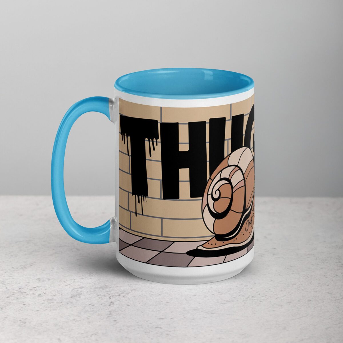 Thug Life Gangster Snail Coffee Mug & Tea Cup - Image 17