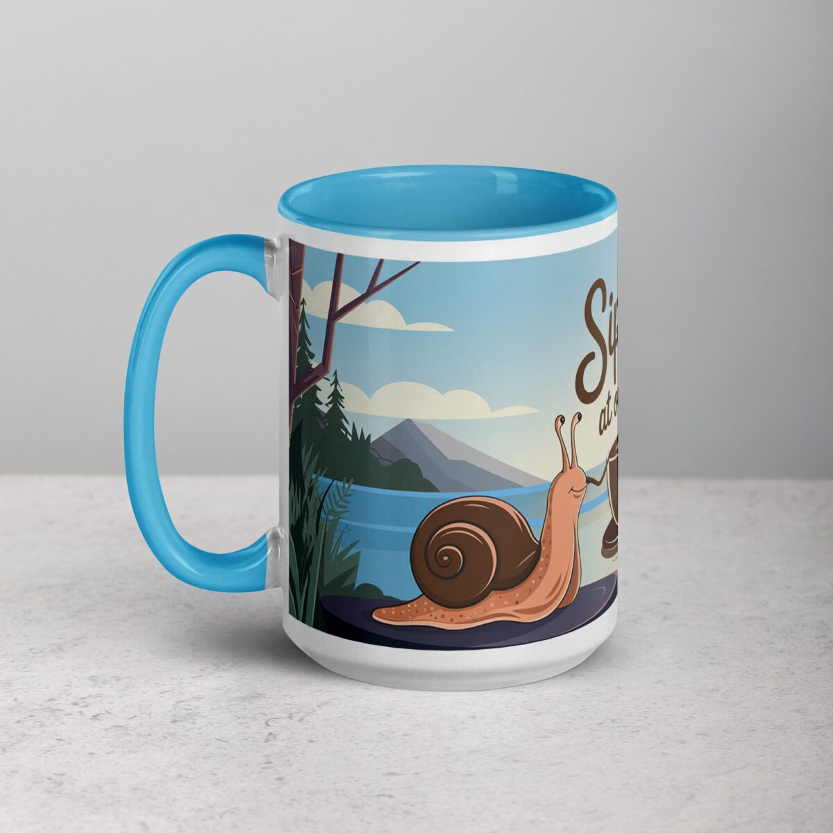 Sippin’ at My Own Pace Snail Coffee Mug - Image 17